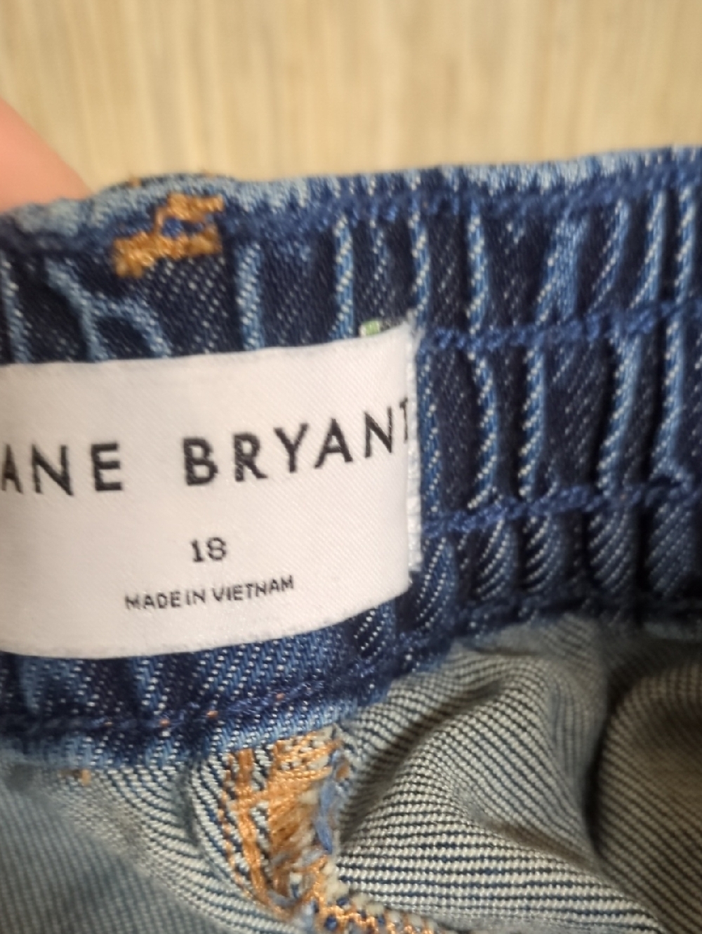 Lane Bryant Dark Wash Mid-rise Boyfriend Capri Jeans - Picture 4 of 7